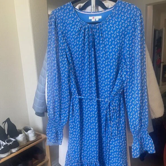boden light blue dress Capri Blue Boden Dress X-Small / Capri Blue main image 1